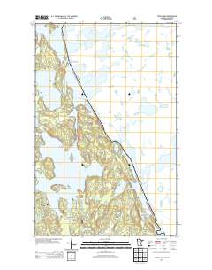 Crane Lake 2013 topographic map thumbnail