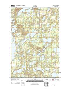 Cross Lake 2013 topographic map thumbnail