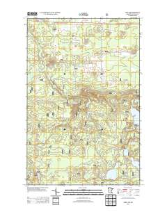Dark Lake 2013 topographic map thumbnail