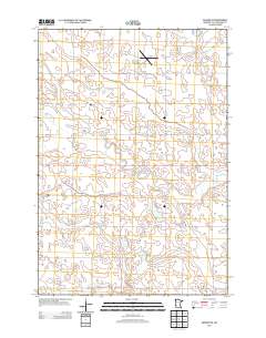 Dawson NW 2013 topographic map thumbnail