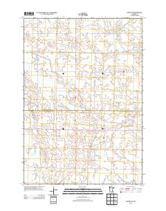 Dawson SW 2013 topographic map thumbnail