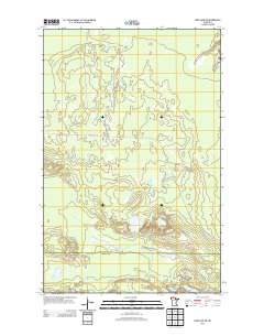 Deer Lake NE 2013 topographic map thumbnail