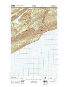 Deer Yard Lake 2013 topographic map thumbnail