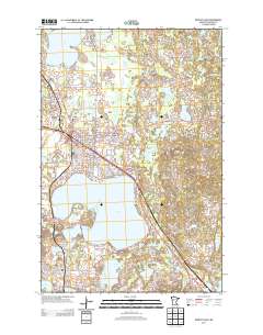 Detroit Lakes 2013 topographic map thumbnail
