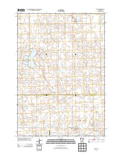 Echo 2013 topographic map thumbnail
