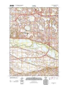 Eden Prairie 2013 topographic map thumbnail