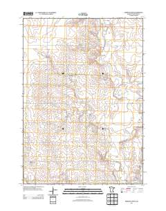Edgerton North 2013 topographic map thumbnail