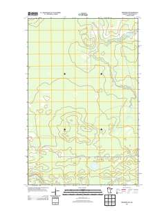 Ericsburg NW 2013 topographic map thumbnail