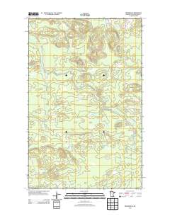 Ericsburg SE 2013 topographic map thumbnail