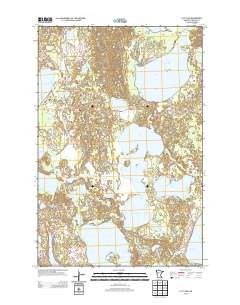 Flat Lake 2013 topographic map thumbnail