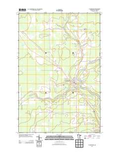 Floodwood 2013 topographic map thumbnail