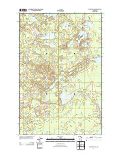 Floodwood Lake 2013 topographic map thumbnail