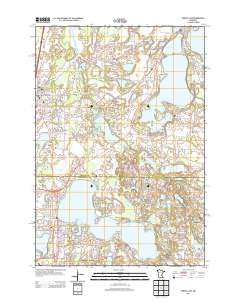 Forest Lake 2013 topographic map thumbnail