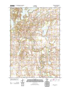 French Lake 2013 topographic map thumbnail