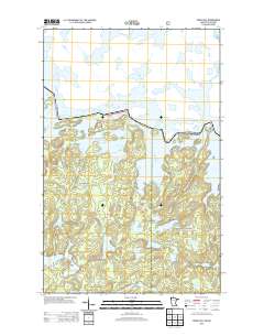 Friday Bay 2013 topographic map thumbnail
