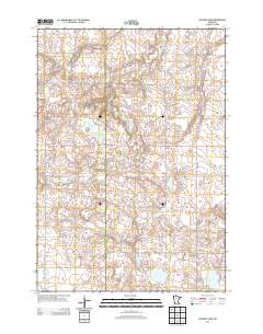 Gislason Lake 2013 topographic map thumbnail