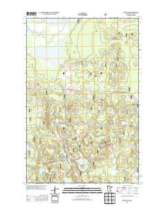 Goose Lake 2013 topographic map thumbnail