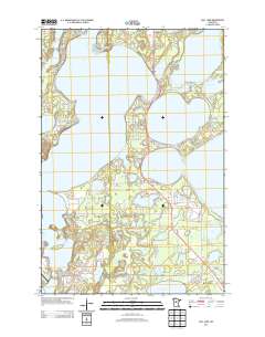 Gull Lake 2013 topographic map thumbnail