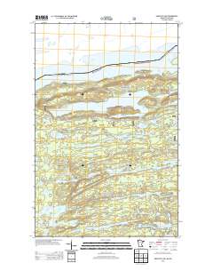 Gunflint Lake 2013 topographic map thumbnail