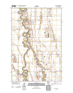 Halstad 2013 topographic map thumbnail