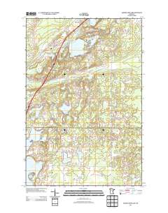 Hanging Horn Lake 2013 topographic map thumbnail