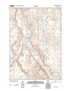 Harder Lake 2013 topographic map thumbnail