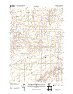 Heron Lake NE 2013 topographic map thumbnail