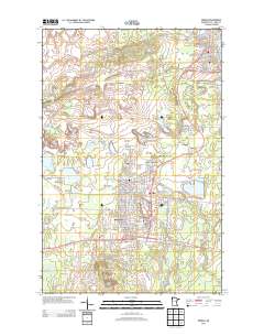 Hibbing 2013 topographic map thumbnail