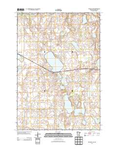 Howard Lake 2013 topographic map thumbnail