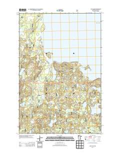 Jack Lake 2013 topographic map thumbnail