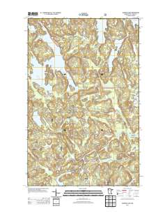 Johnson Lake 2013 topographic map thumbnail