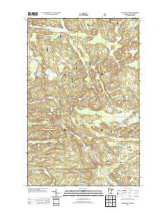 Kabustasa Lake 2013 topographic map thumbnail