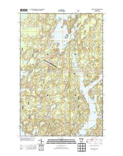Kangas Bay 2013 topographic map thumbnail