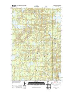 Kawishiwi Lake 2013 topographic map thumbnail
