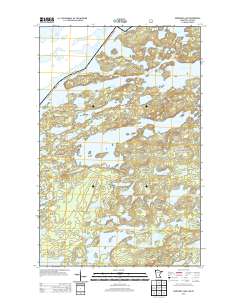 Kekekabic Lake 2013 topographic map thumbnail