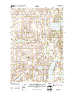 Kingston 2013 topographic map thumbnail