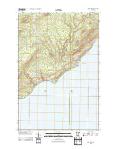 Knife River 2013 topographic map thumbnail