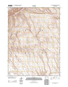 Sheepherder Springs 2013 topographic map thumbnail