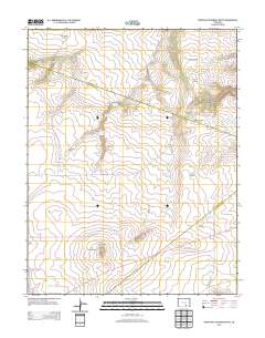 North Rattlesnake Butte 2013 topographic map thumbnail