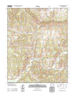 Pagosa Junction 2013 topographic map thumbnail