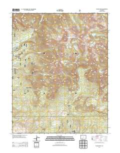 Pagosa Peak 2013 topographic map thumbnail