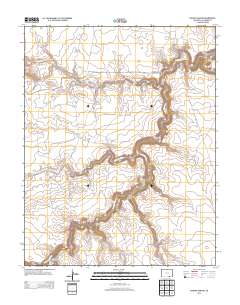Painted Canyon 2013 topographic map thumbnail