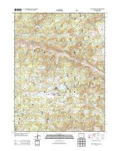 Red Feather Lakes 2013 topographic map thumbnail