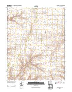 Red Horse Gulch 2013 topographic map thumbnail