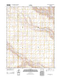 Punkin Center NW 2013 topographic map thumbnail
