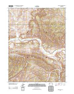 Rough Gulch 2013 topographic map thumbnail
