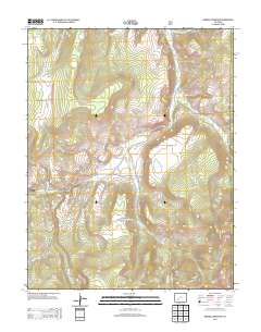 Mineral Mountain 2013 topographic map thumbnail