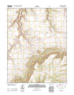 Miners Peak 2013 topographic map thumbnail