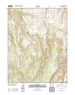 Poison Draw 2013 topographic map thumbnail