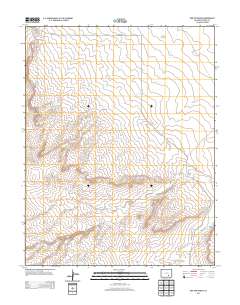 Red Top Ranch 2013 topographic map thumbnail